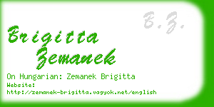 brigitta zemanek business card